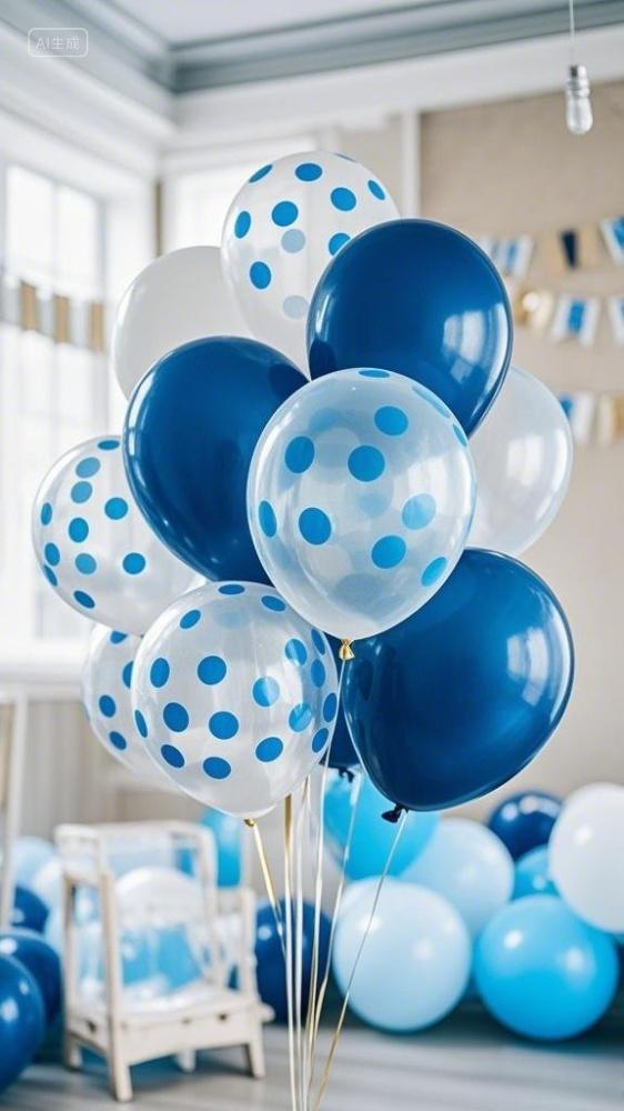 卡通可爱生日快乐氛围元素AI