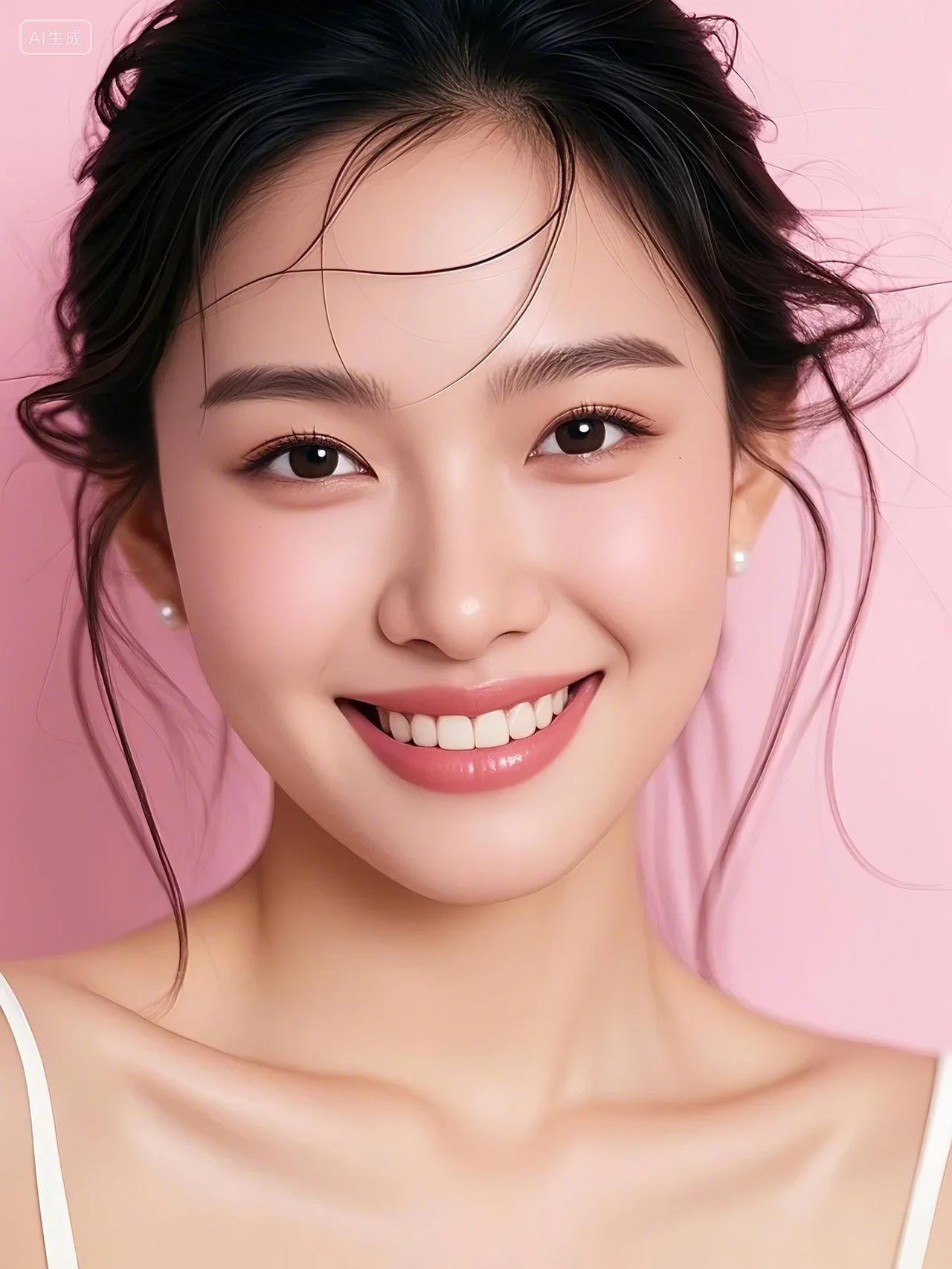 医美整形口腔美容美女面部高清大图