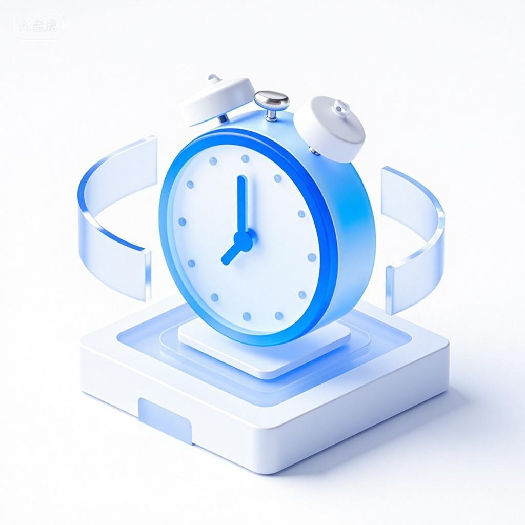 数字化icon闹钟免抠图商务ppt元素报表增长