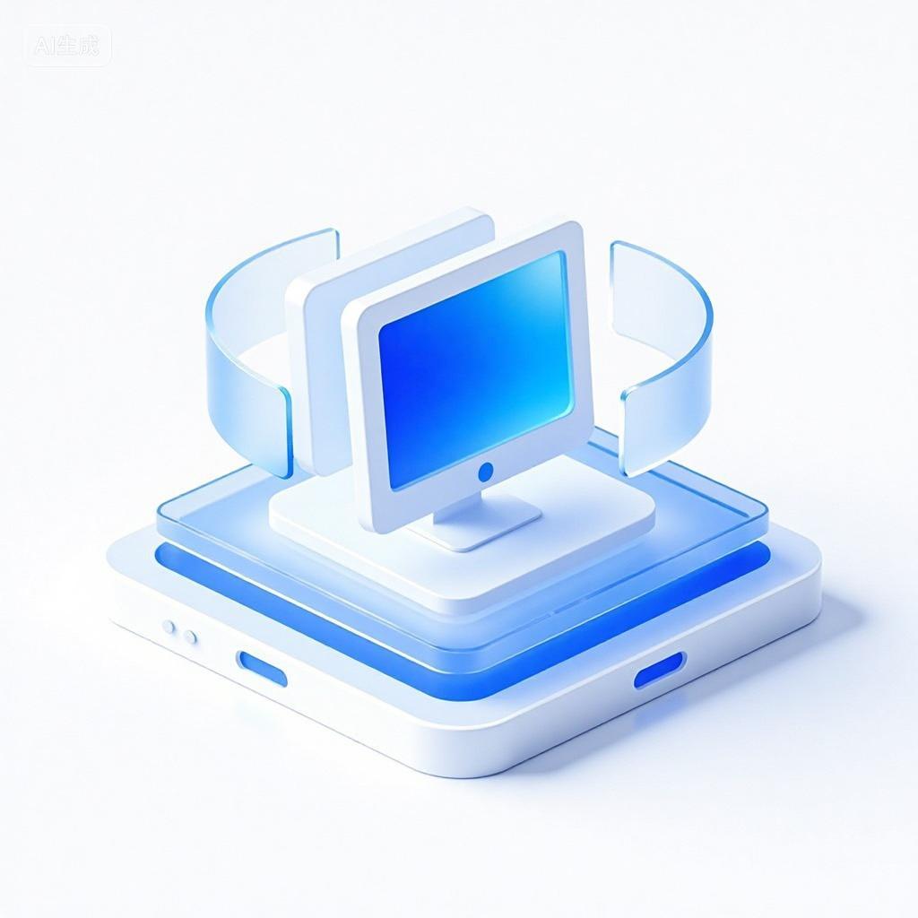 数字化icon电脑免抠图商务ppt元素报表增长