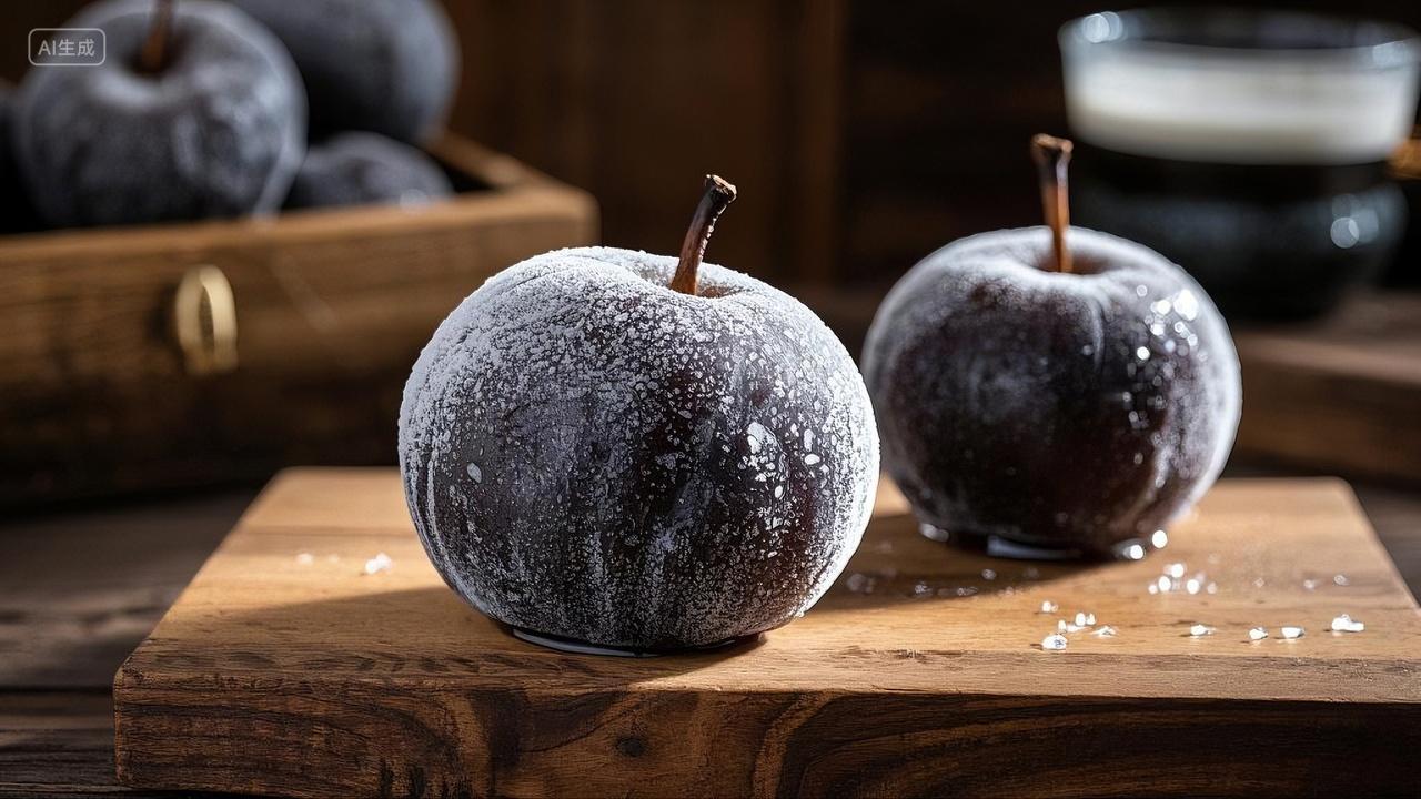 东北哈尔滨冻梨美食北方水果美味零食地方特色小吃