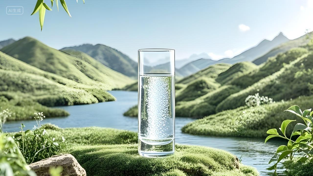 天然绿色环保无公害纯净水矿物质电解水青山绿水图片