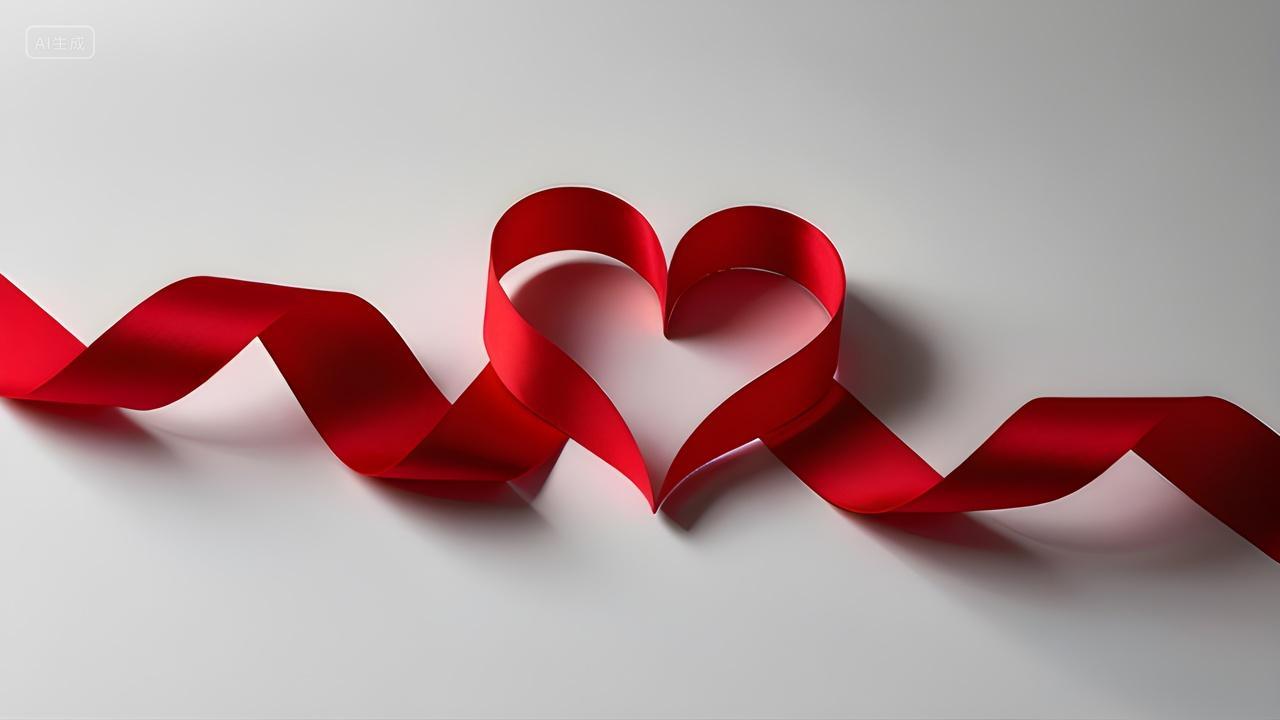 七夕情人节520爱心心形丝带妇女节女神节