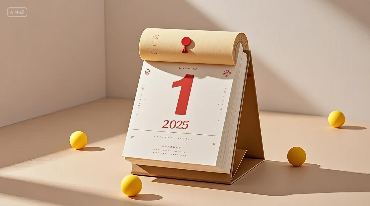 2025元旦节新年蛇年春节新春日历台历1月1日工作计划表创意图片