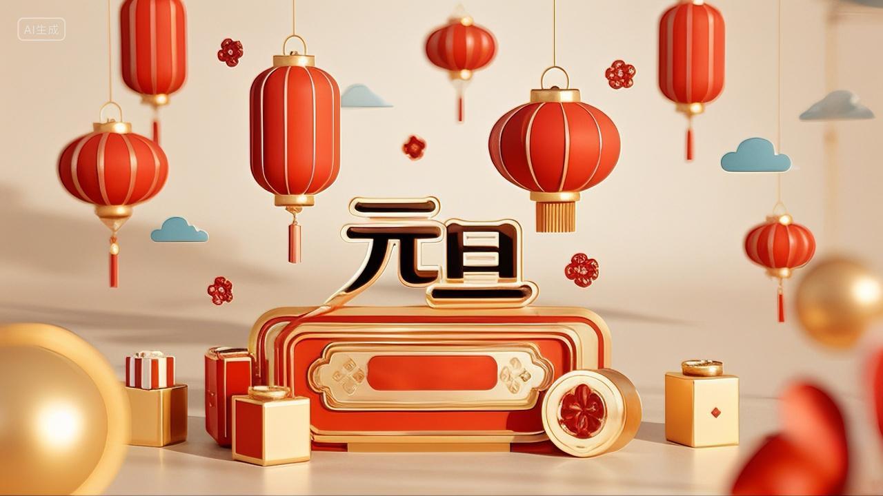 2025年新年蛇年元旦节2025年新年蛇年新春春节喜庆吉祥