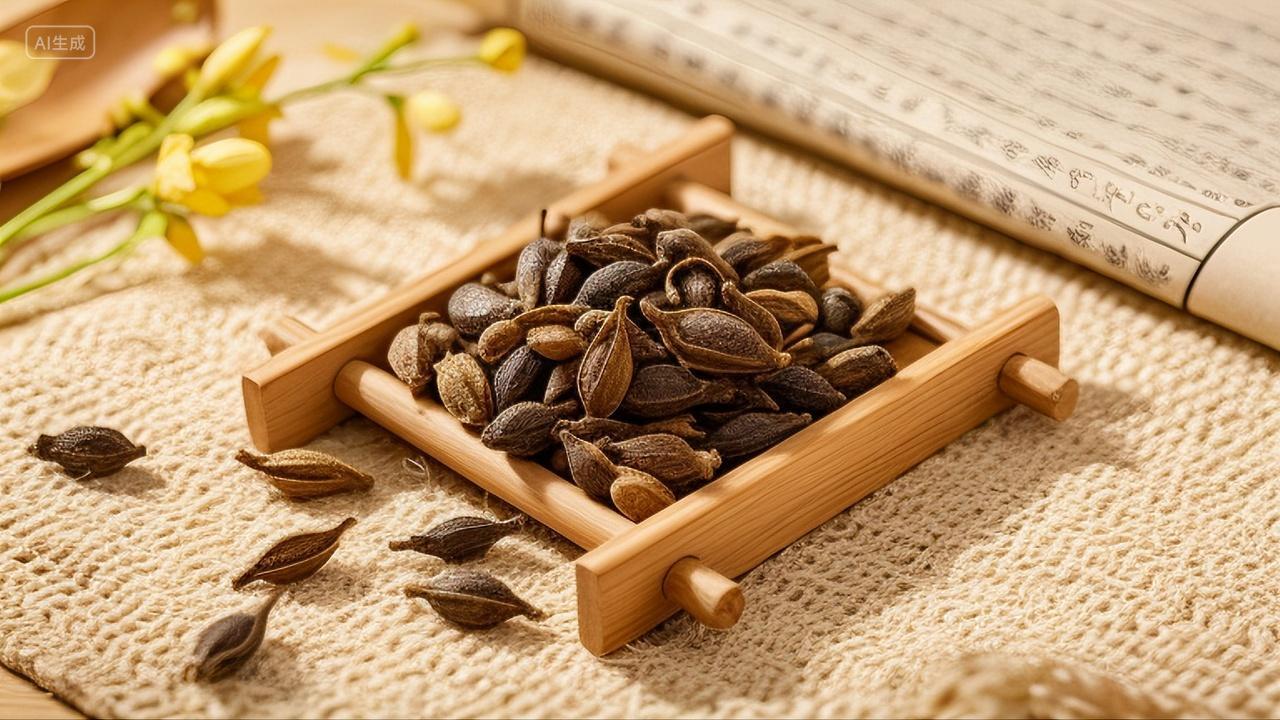 传统中医文化连翘中药材医药草药中药文化宣传实拍图