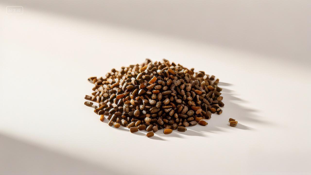 传统中医文海中药材决明子中草药中药文化宣传实拍图