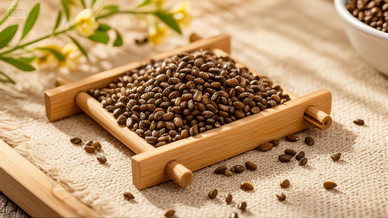 传统中医文化中药材决明子中药材医药中医药中医文化宣传实拍图