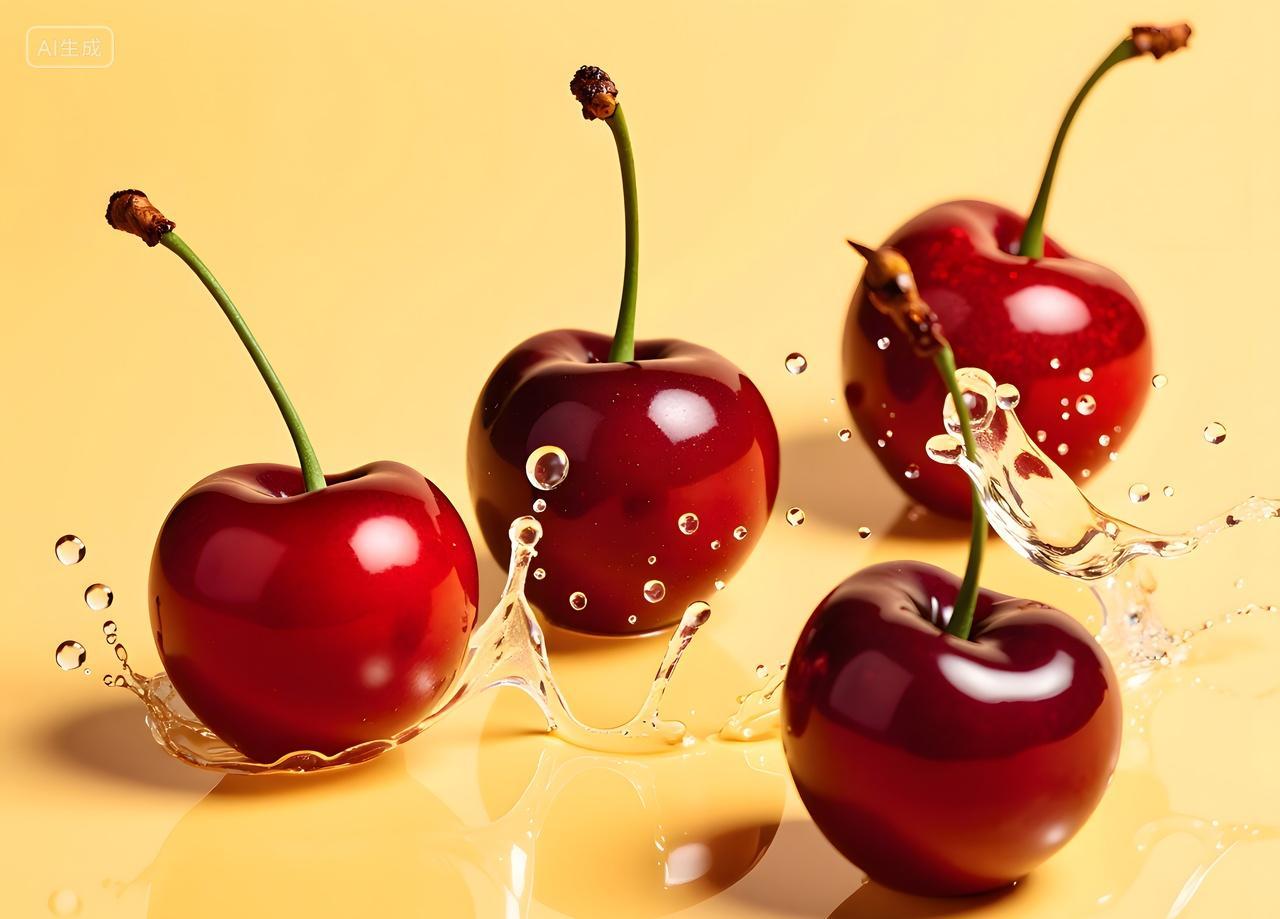 美味水果摄影红樱桃黄樱桃当季新鲜水果水果店生鲜超市电商广告包装宣传实拍摄影图