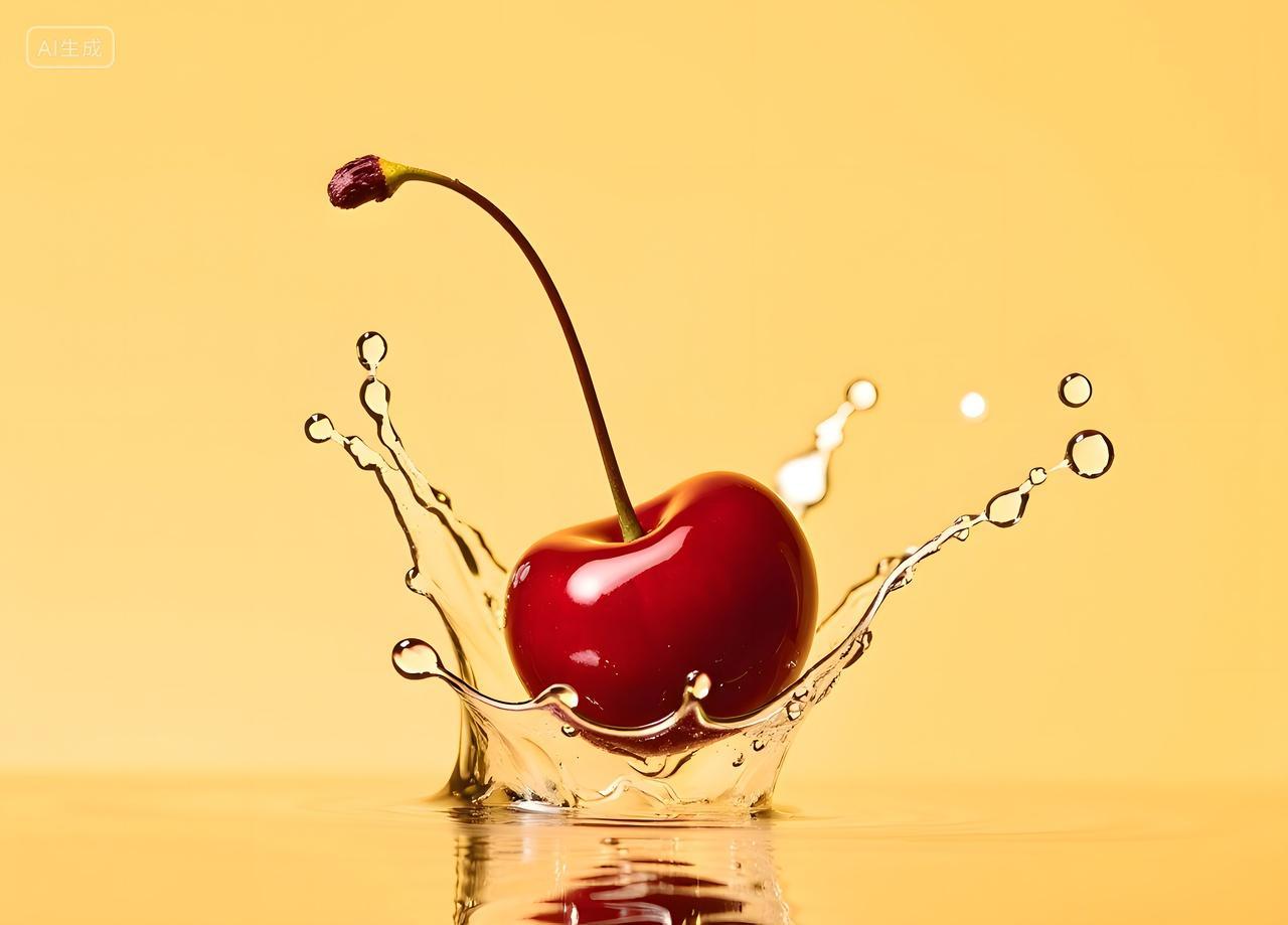 美味水果摄影红樱黄樱桃当季新鲜水果水果店生鲜超市电商广告包装宣传实拍摄影图桃