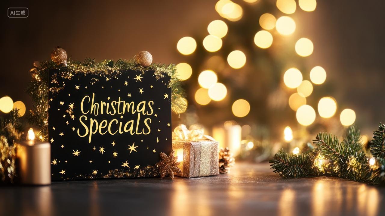 圣诞节电商特惠促销场景活动西方节日氛围电商图