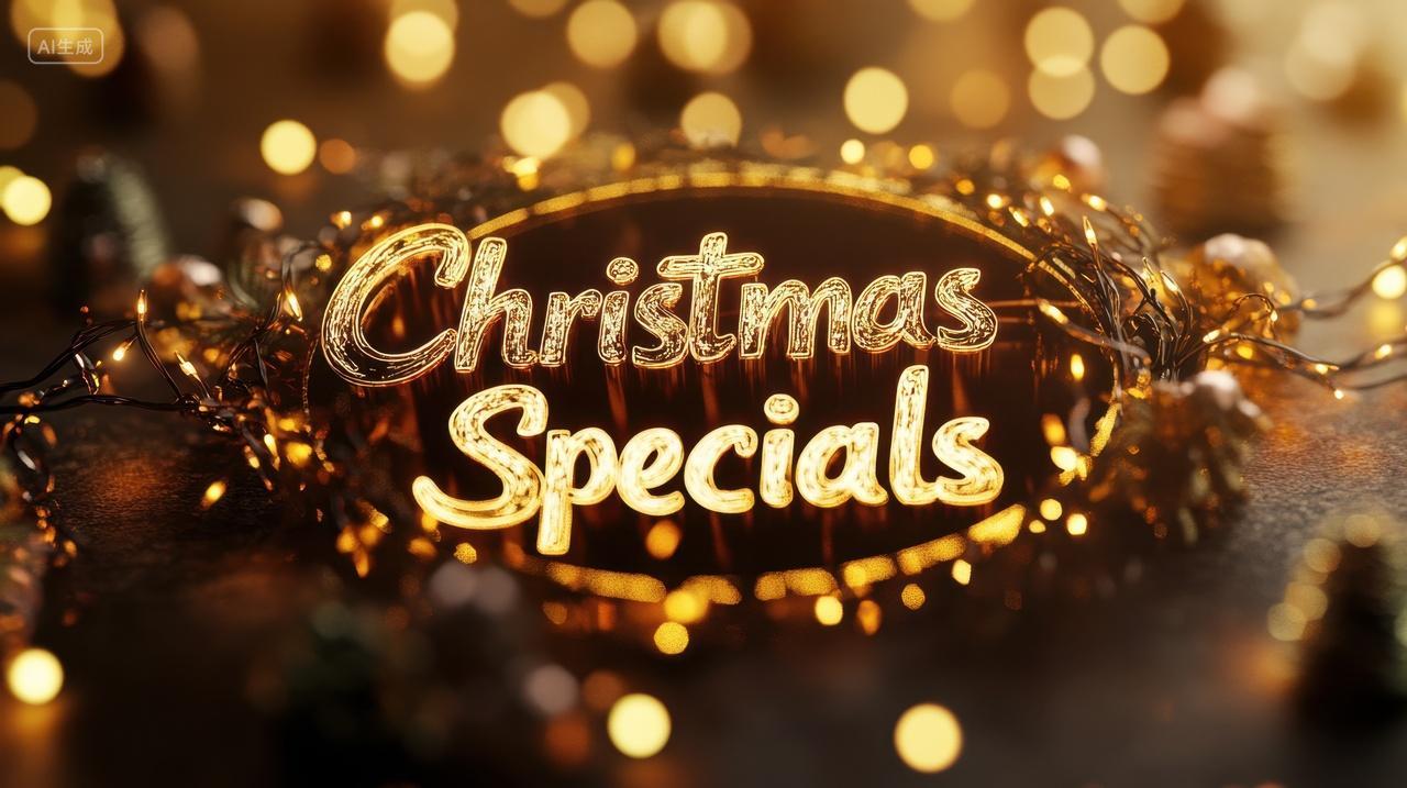 圣诞节圣诞特惠电商促销灯牌