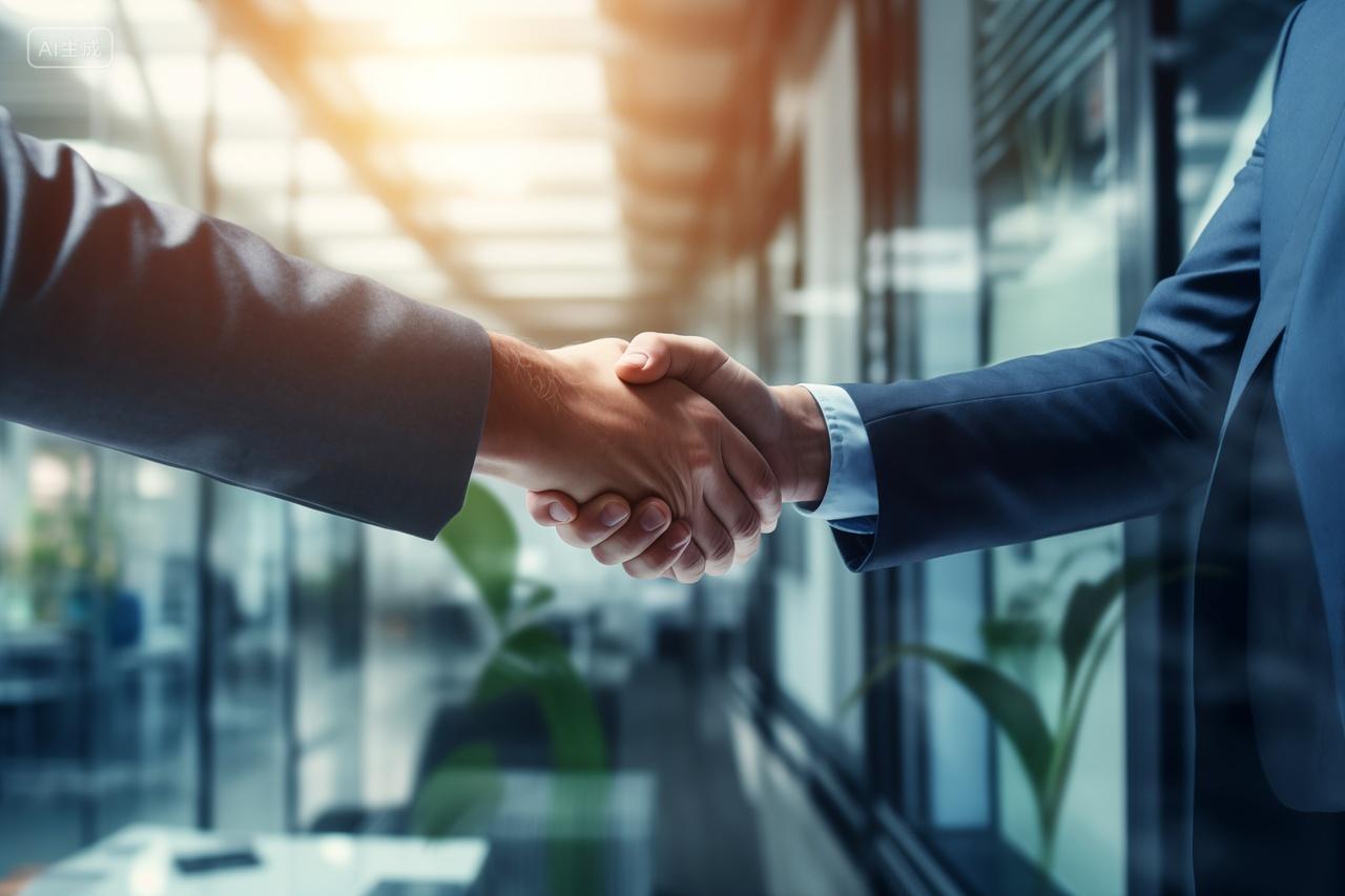 商务合作握手合作投资规划目标