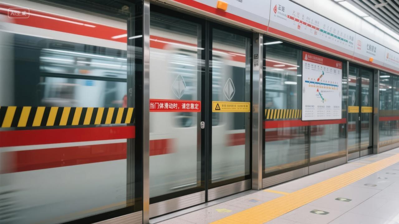 城市轨道交通出行便利生活宣传背景图