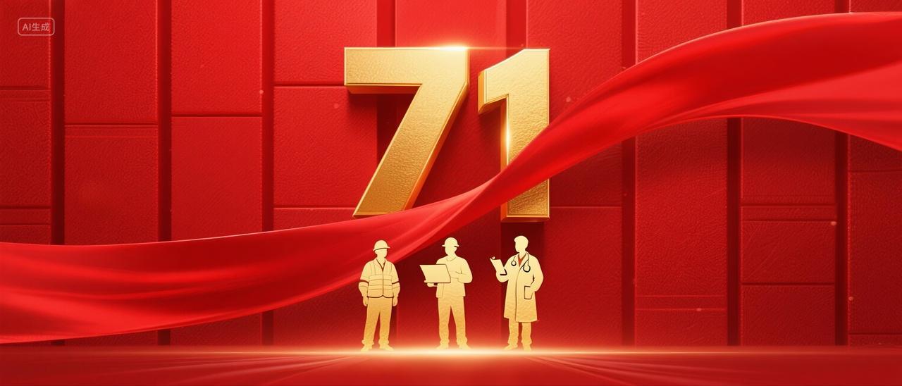 71建党节红色大气背景