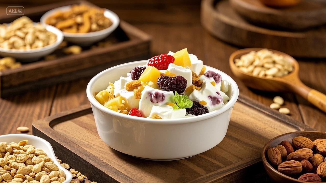 街头美食美味甜品冰凉可口