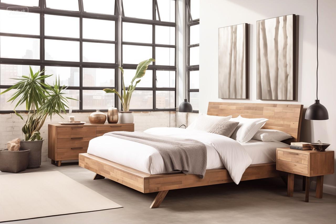 温馨原木风格卧室乡村舒适