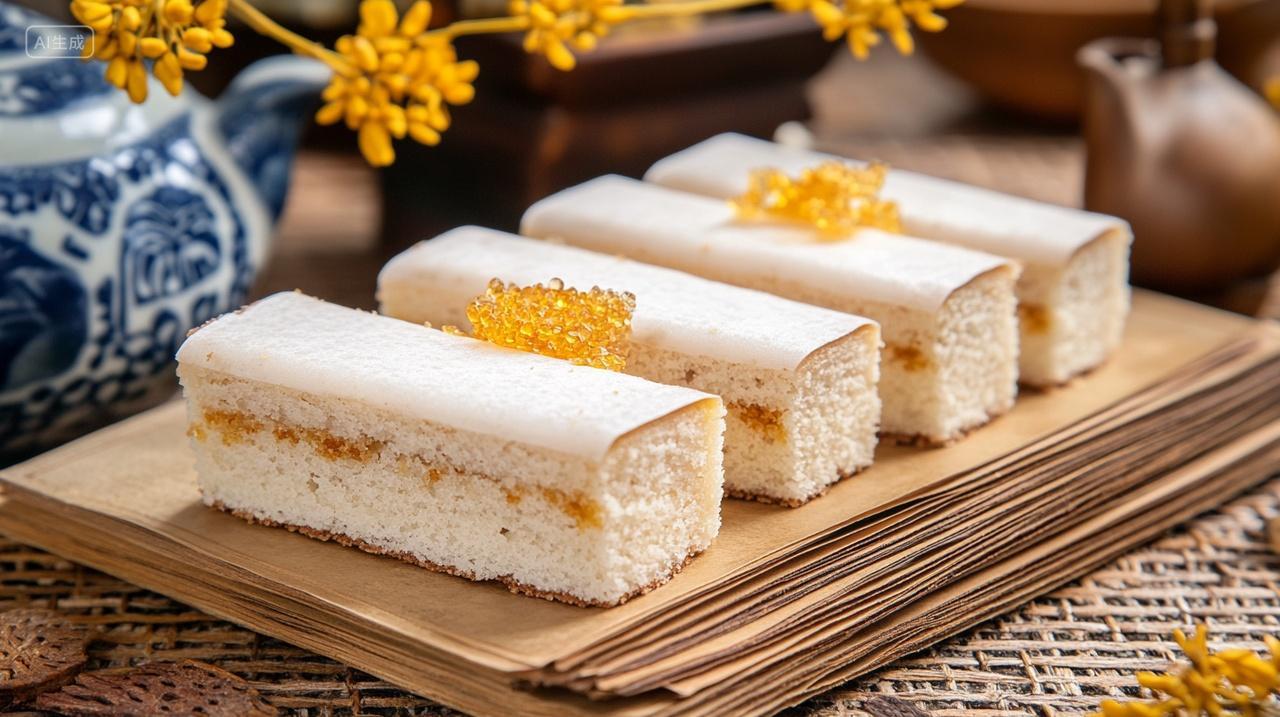 桂花糕重阳糕点美食