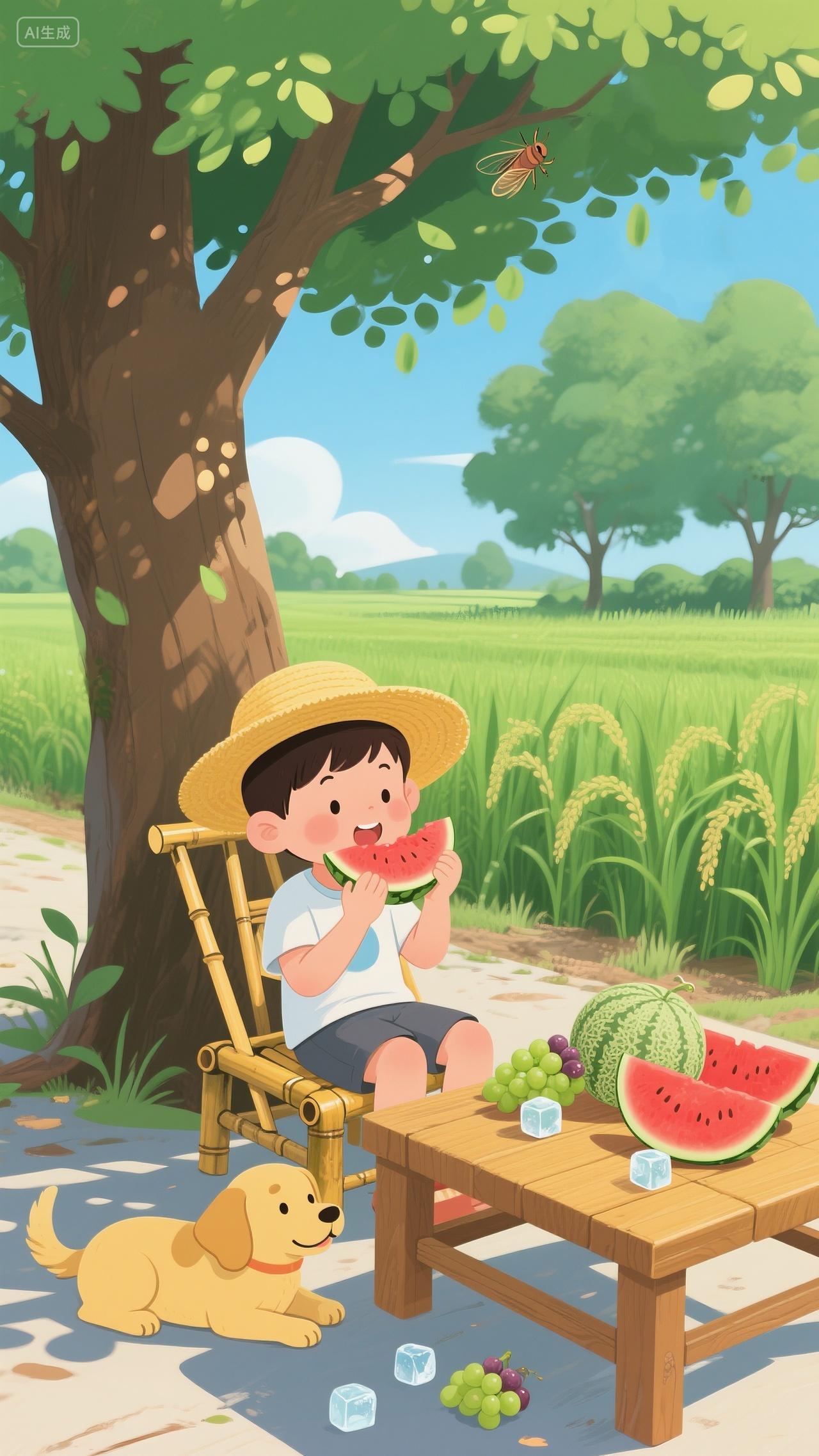 小暑节气宣传海报