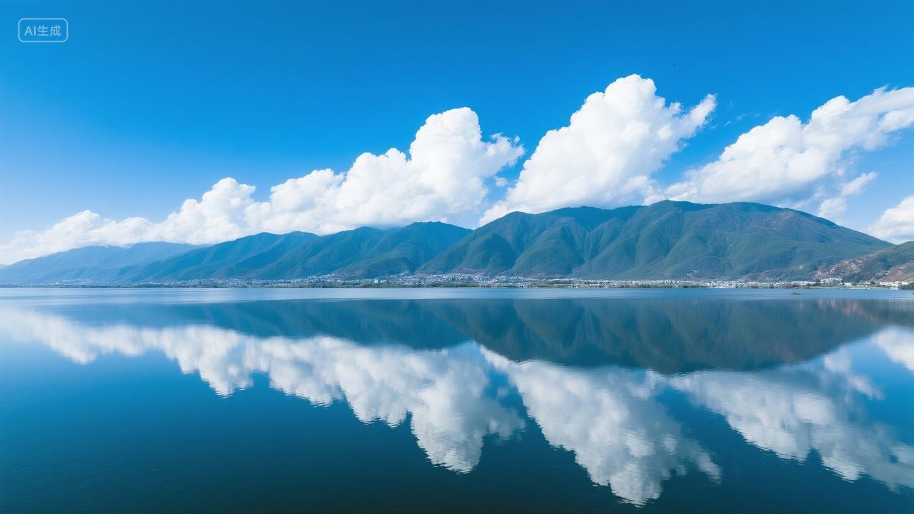 云南大理苍山洱海自然风景旅游