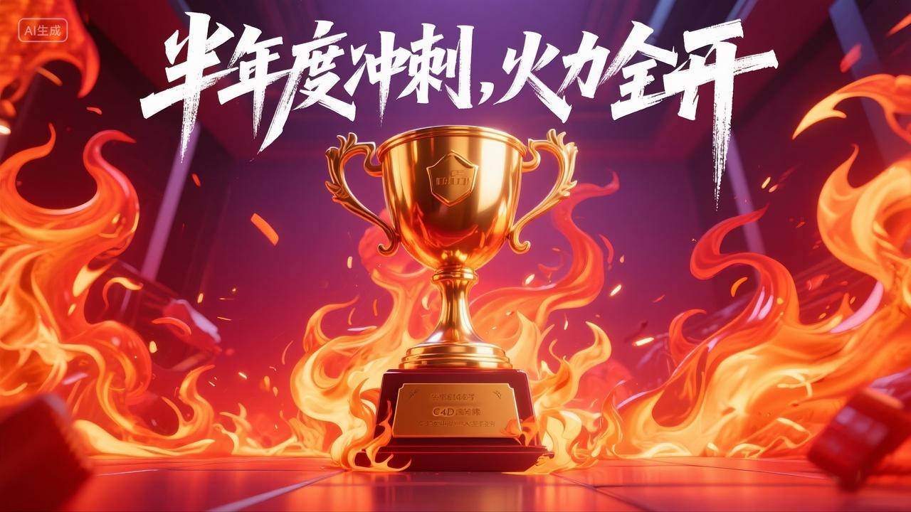 半年度冲刺奖杯画面