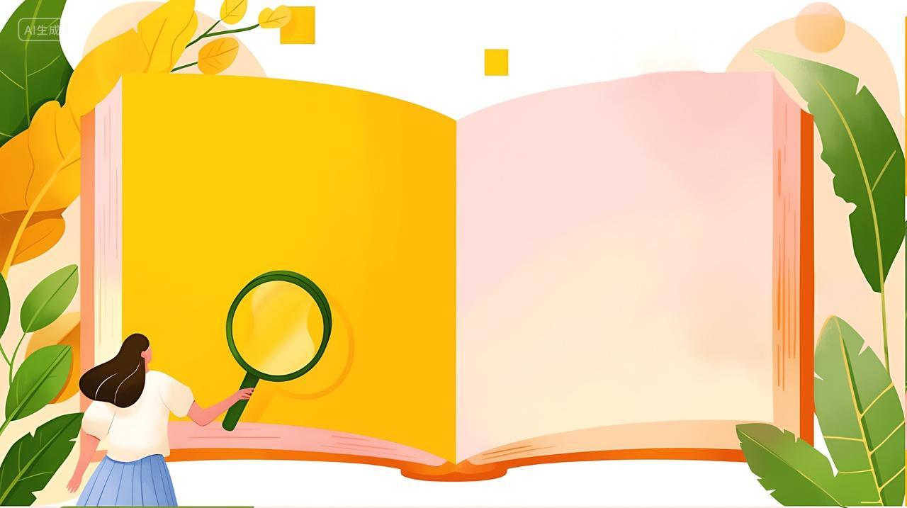 世界阅读日插画背景图片AI