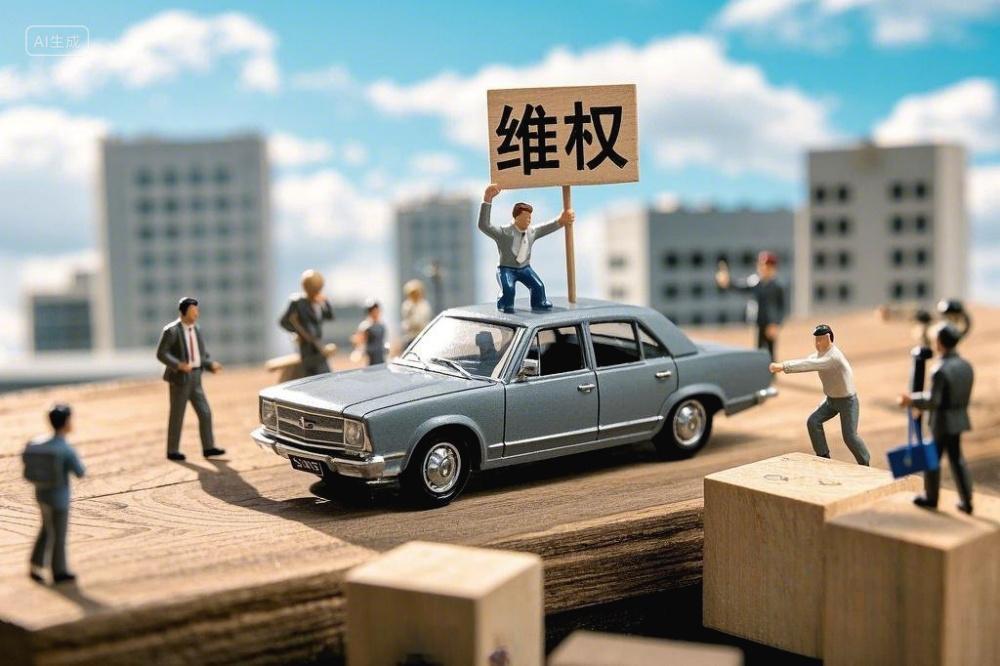 一幅微缩模型场景图315消费者权益日创意