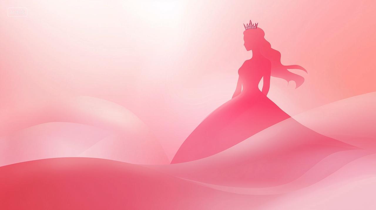 妇女节粉色38女神节背景海报