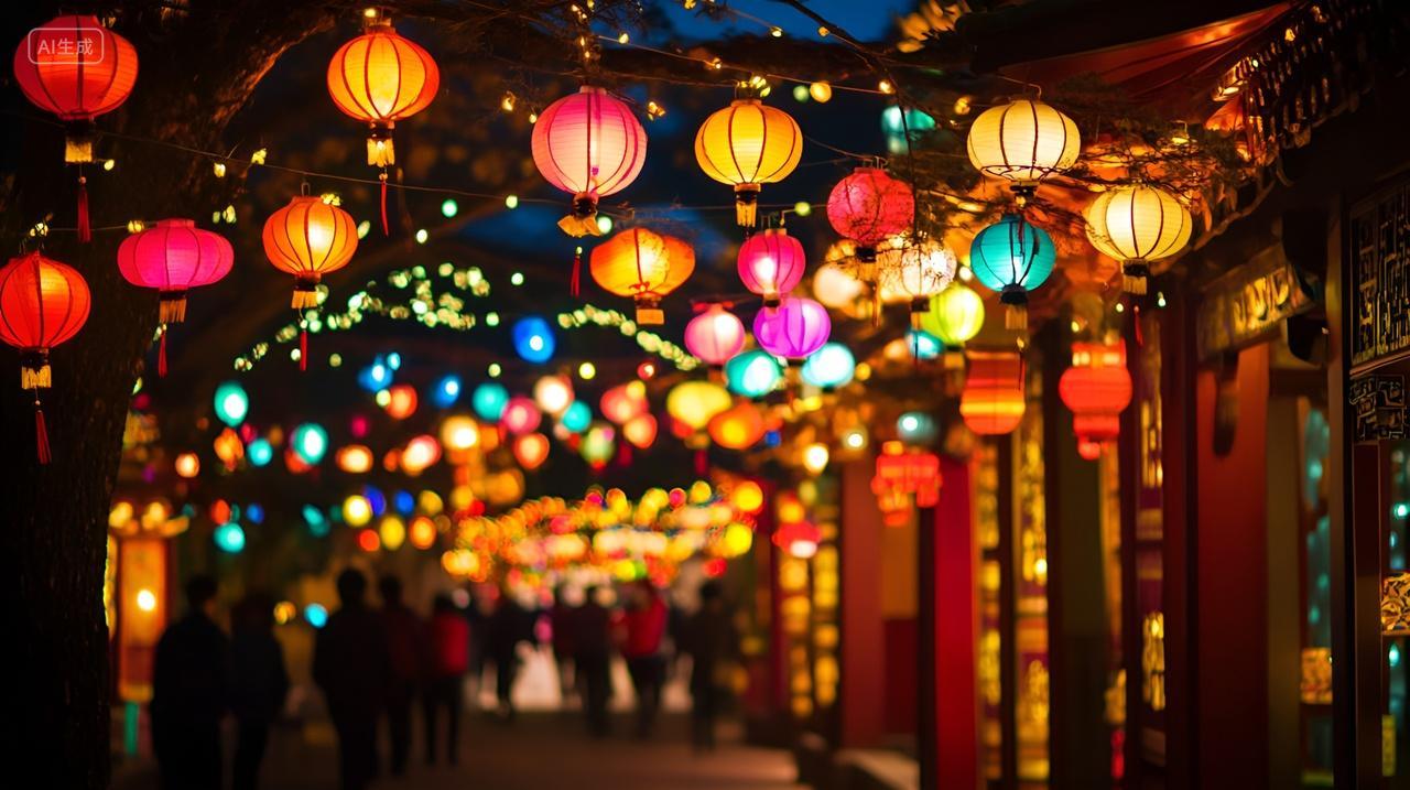 元宵节灯会花灯灯笼喜庆