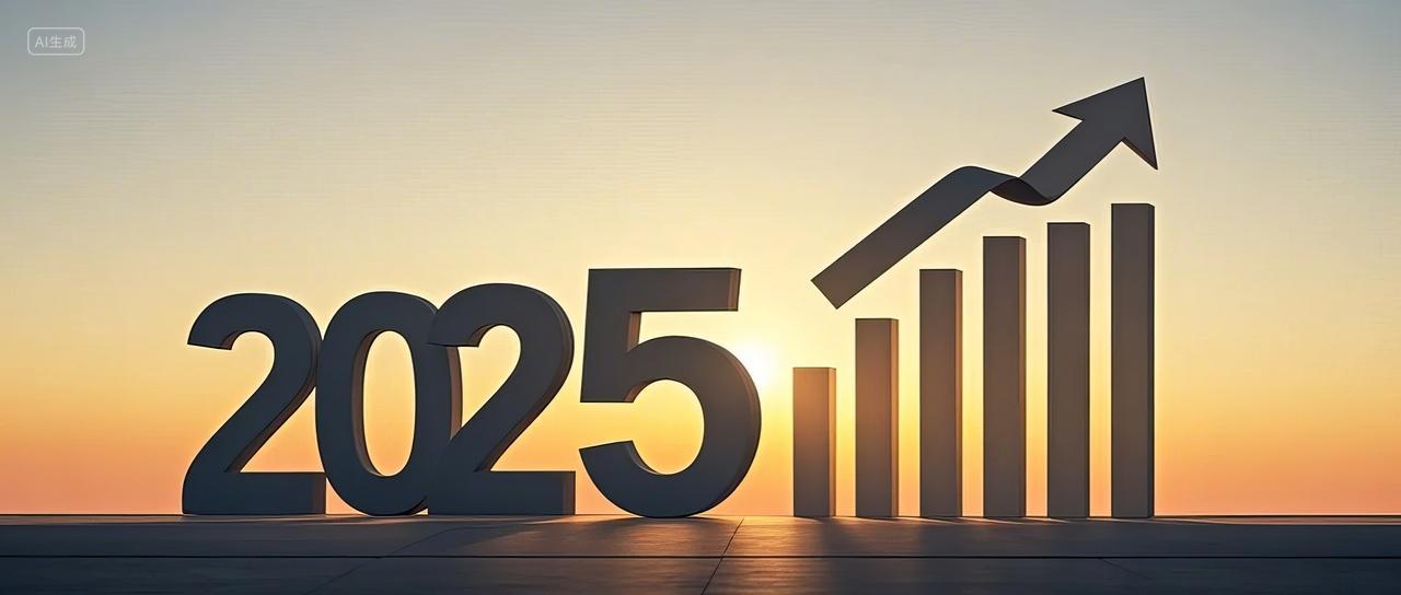 年终总结2025年业绩增长数据图表概念创意图商务商业职场销售励志