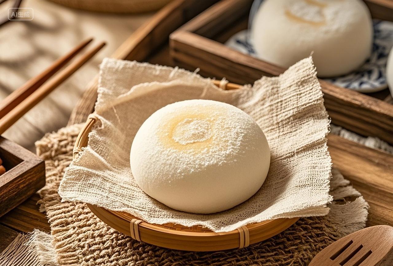 白色香草麻薯糯米糍点心甜点软糯甜口的下午茶甜品美食小吃