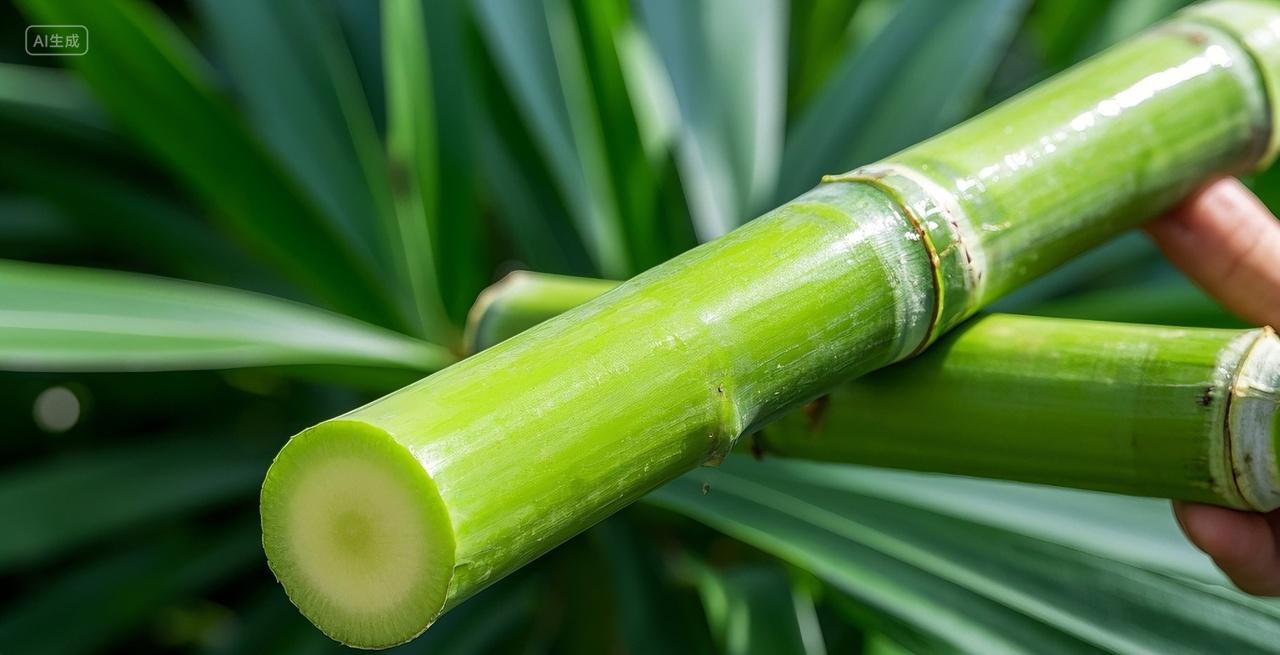 当季水果正宗青皮甘蔗浙江温州青皮果蔗新鲜现砍绿皮水果甘蔗实拍