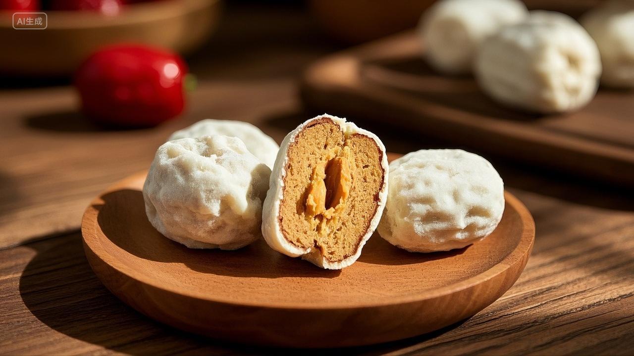 奶枣香甜奶味红枣包裹美食小吃零嘴