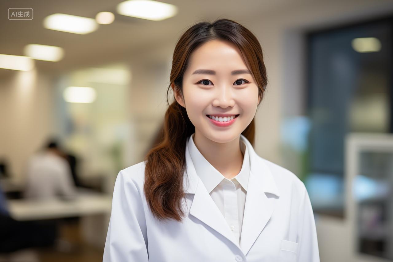 自信笑容的年轻女医生职业医疗医疗保健