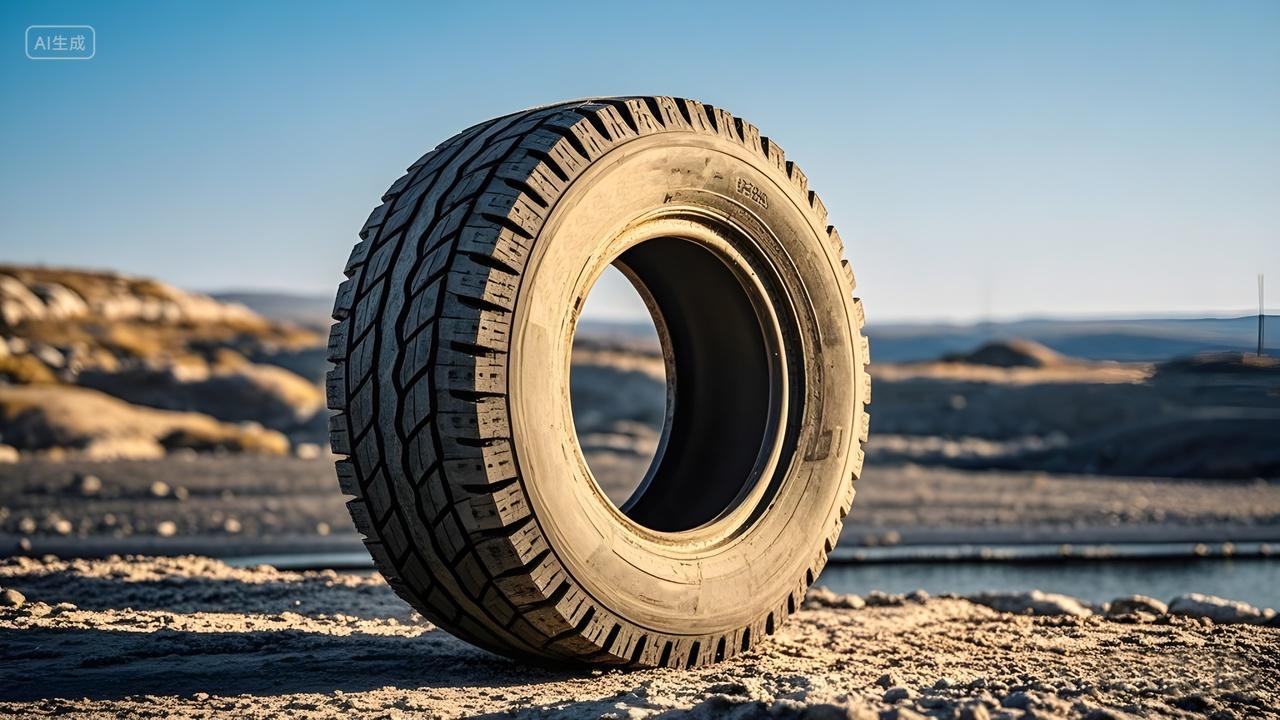 废弃的轮胎广告海报摄影图片