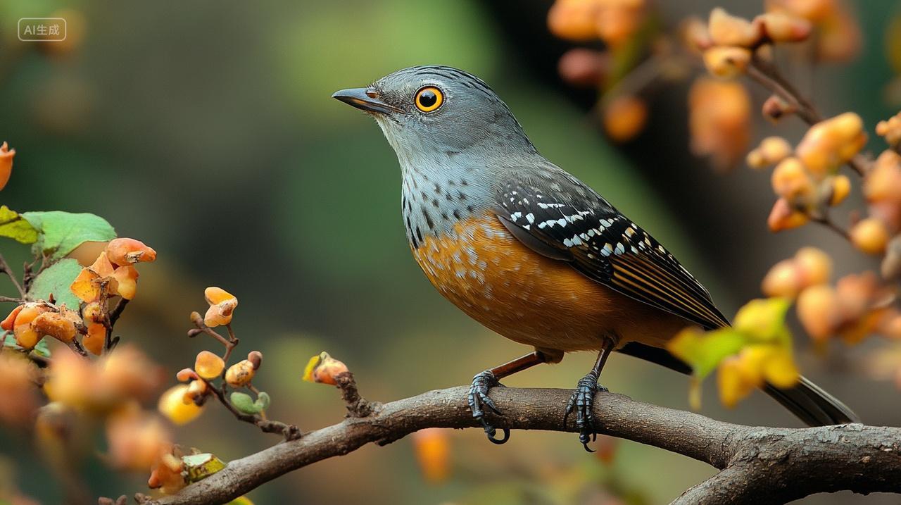 一只杜鹃鸟动物