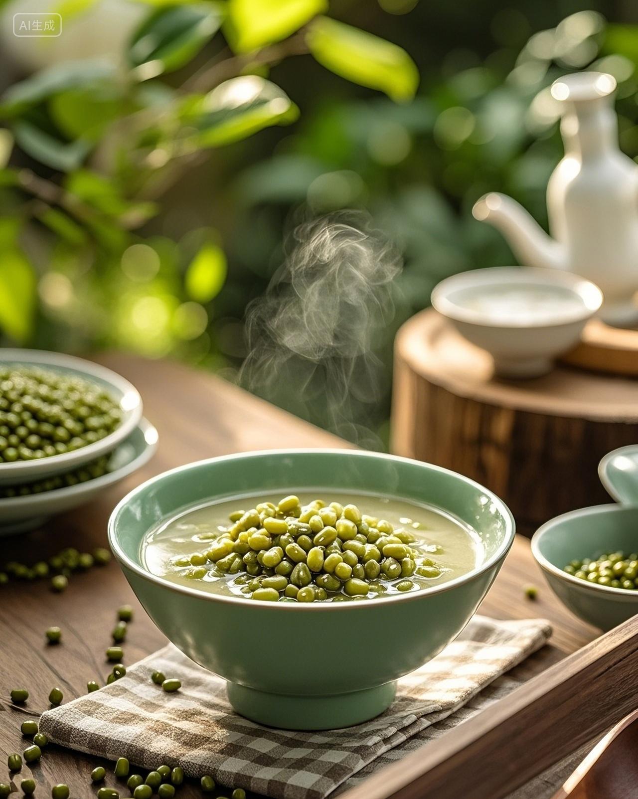 摄影绿豆汤美食点心静物美味场景