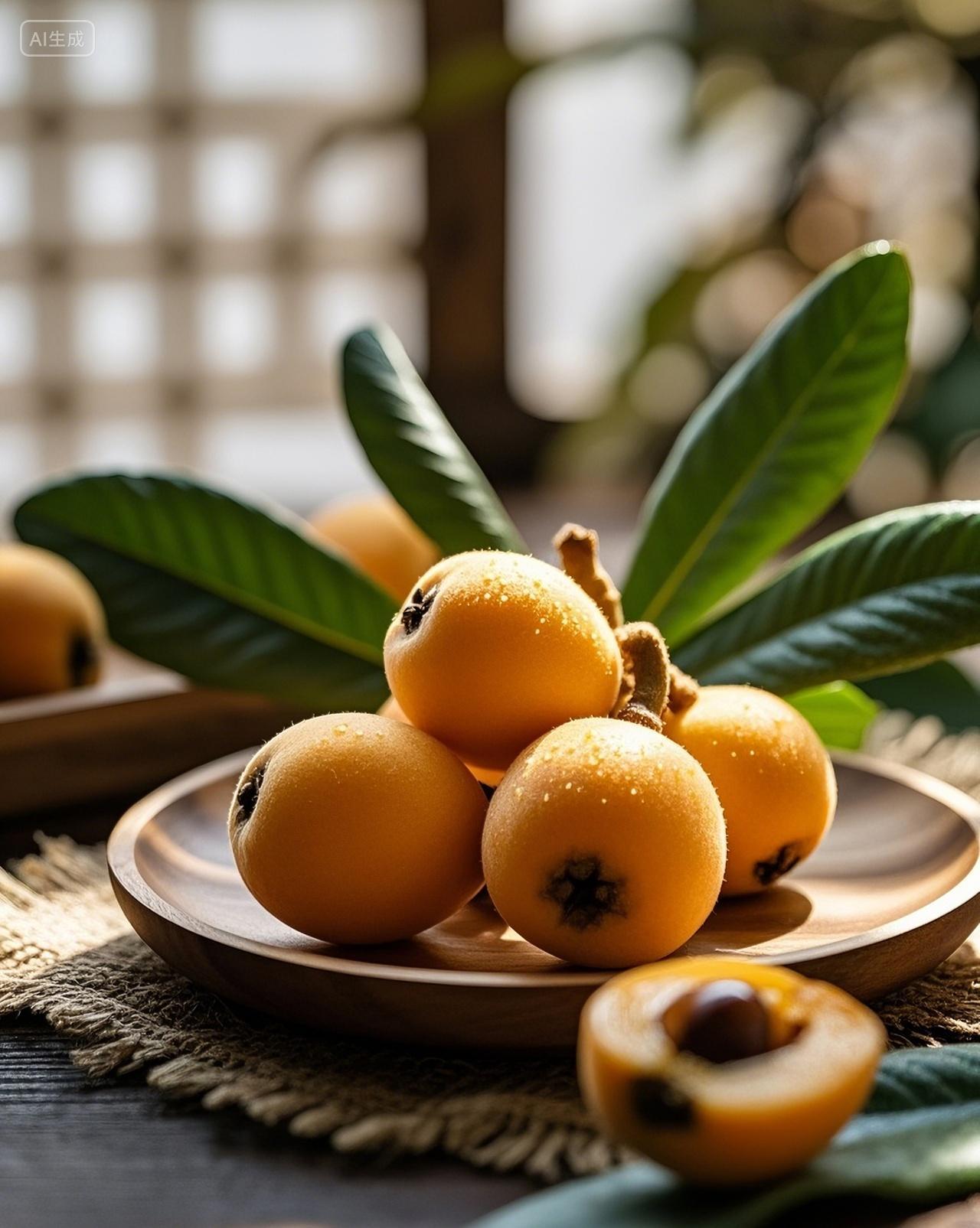 枇杷美食摄影场景