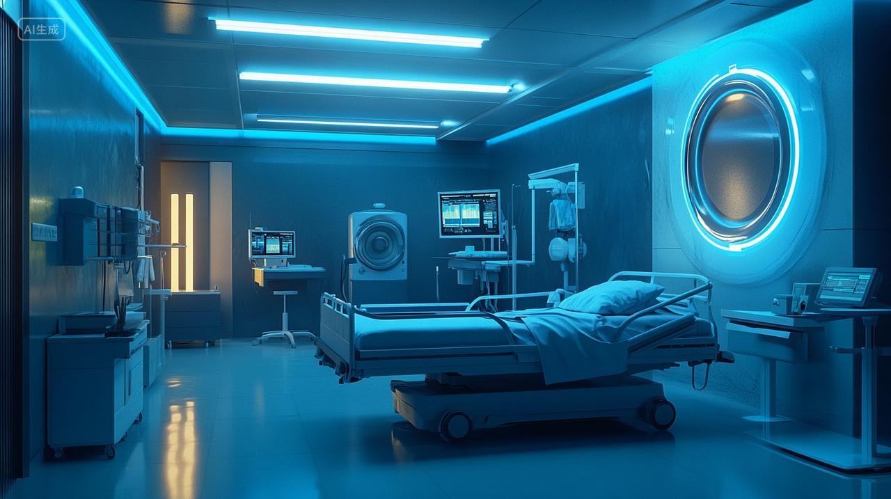 未来科技感医院病房医疗室内设计图片