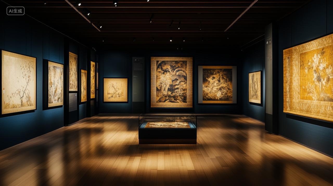 历史文化中国传统艺术展古典展厅中国风展馆