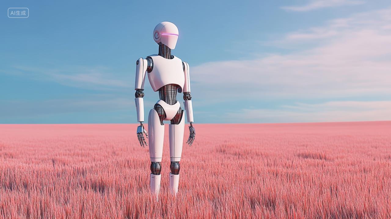 AI人工智能机器人未来科技感概念背景图