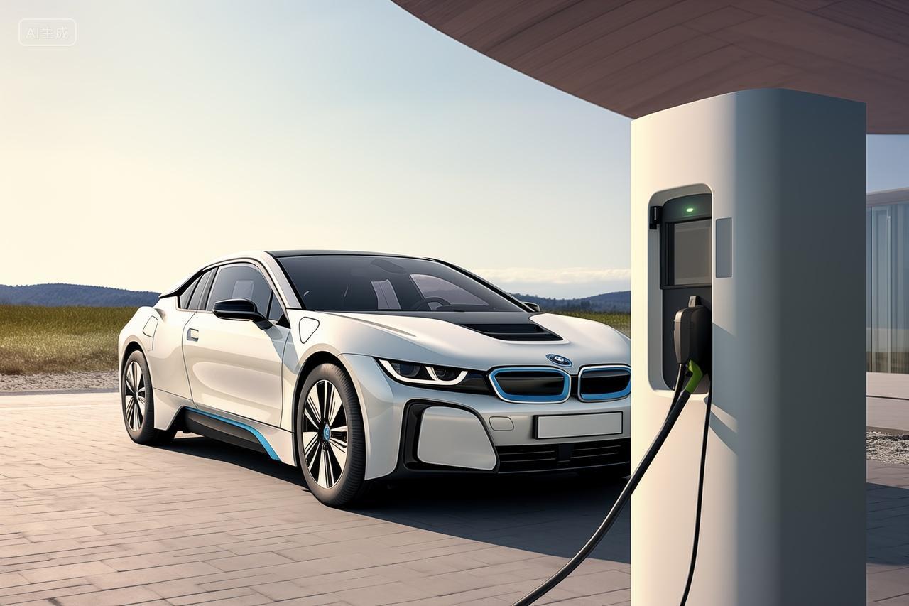 未来新能源电动汽车充电站电脑壁纸