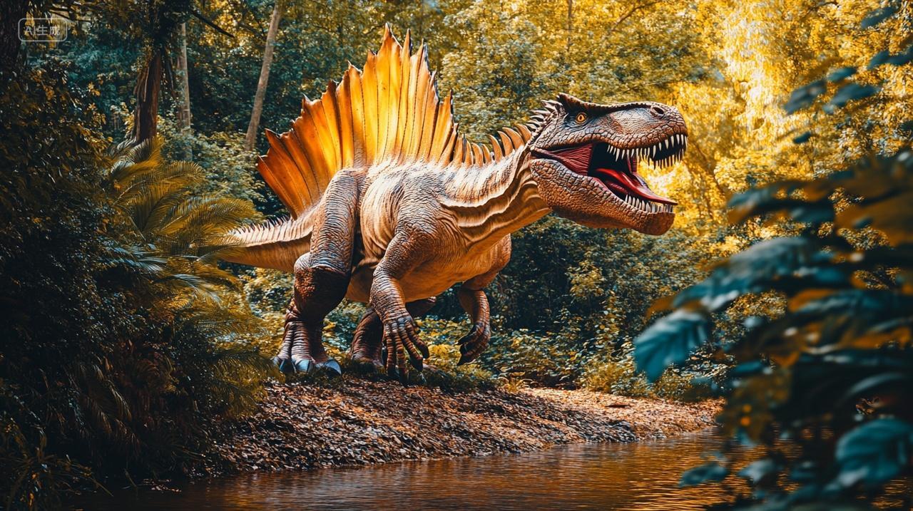 动物树林里的恐龙棘龙