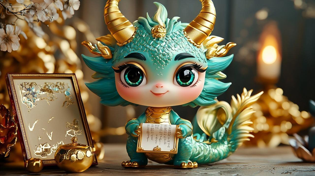 q版中国龙吉祥物