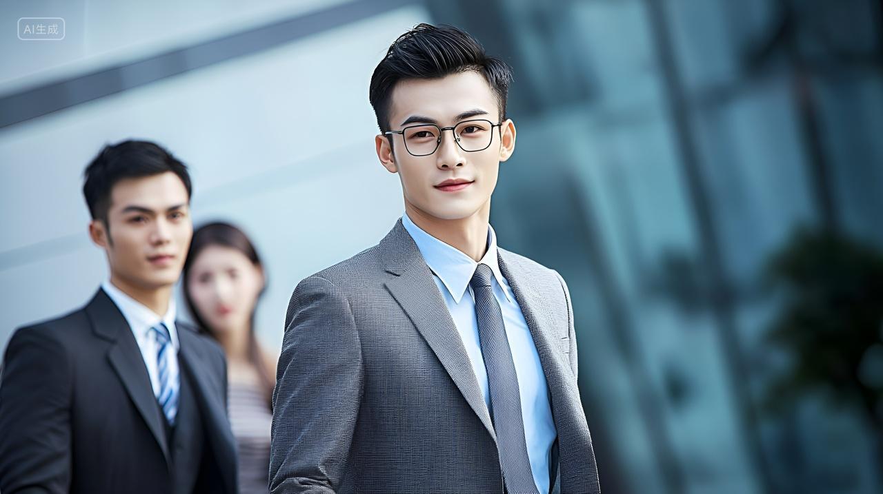 都市职业男士商务老板职业装正装西装设计