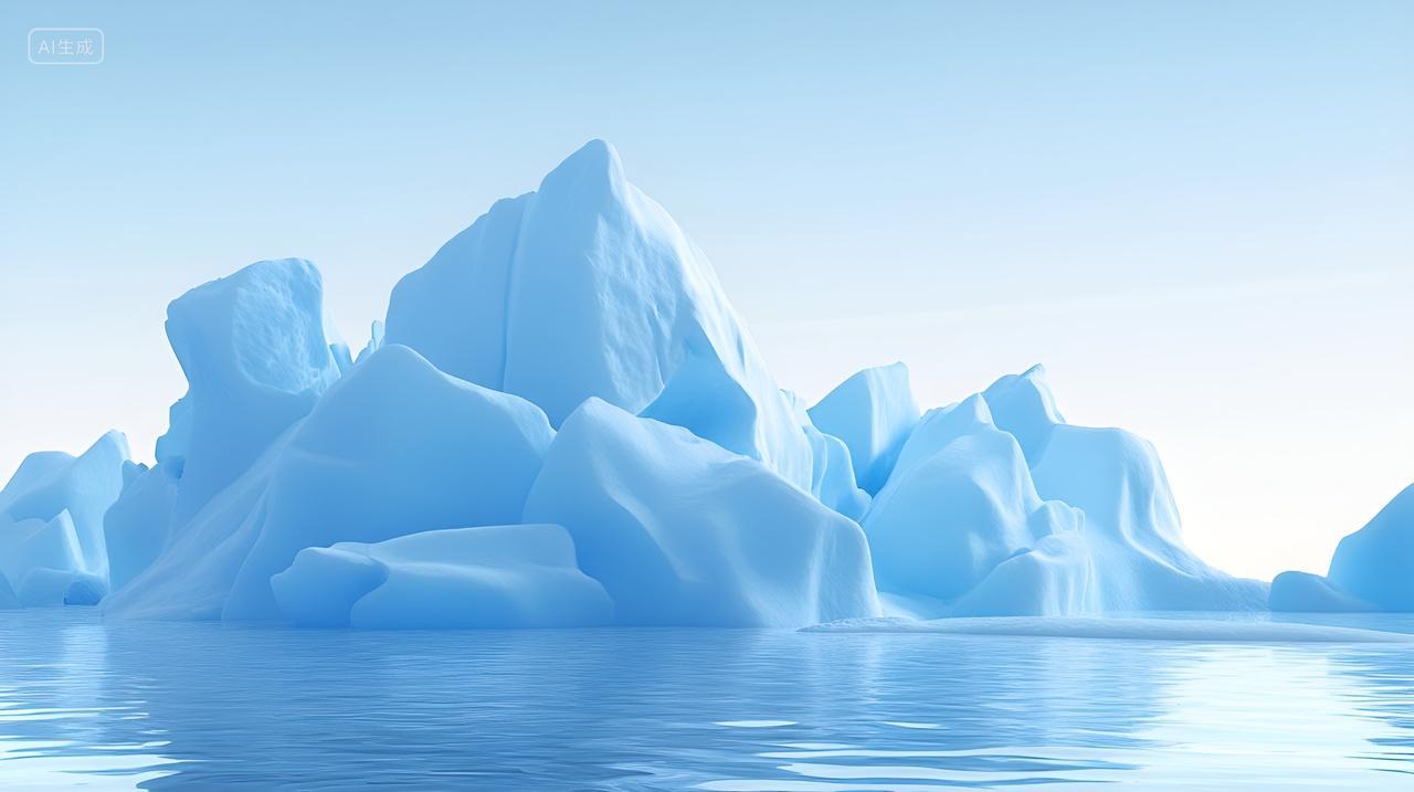 冰川北极南极自然风景温室效应全球变暖