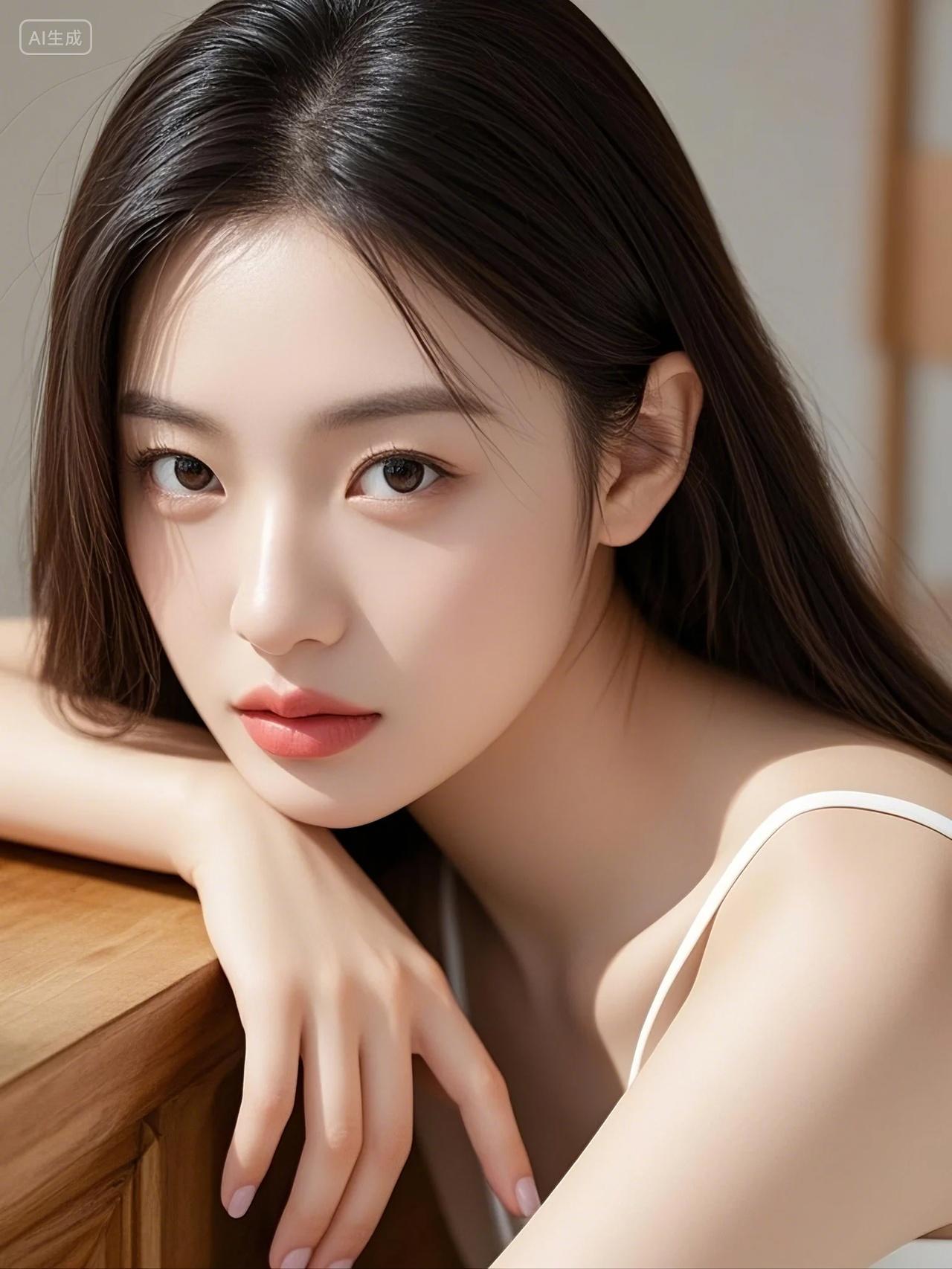 医美美容美妆白皙美女高清摄影