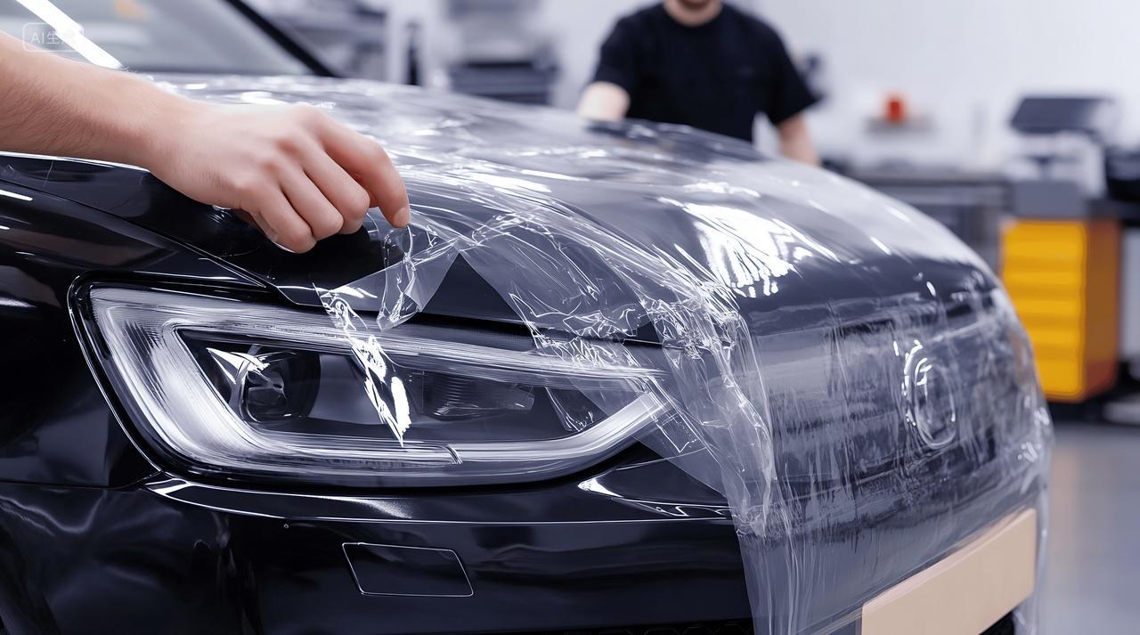 汽车贴膜的场景AI