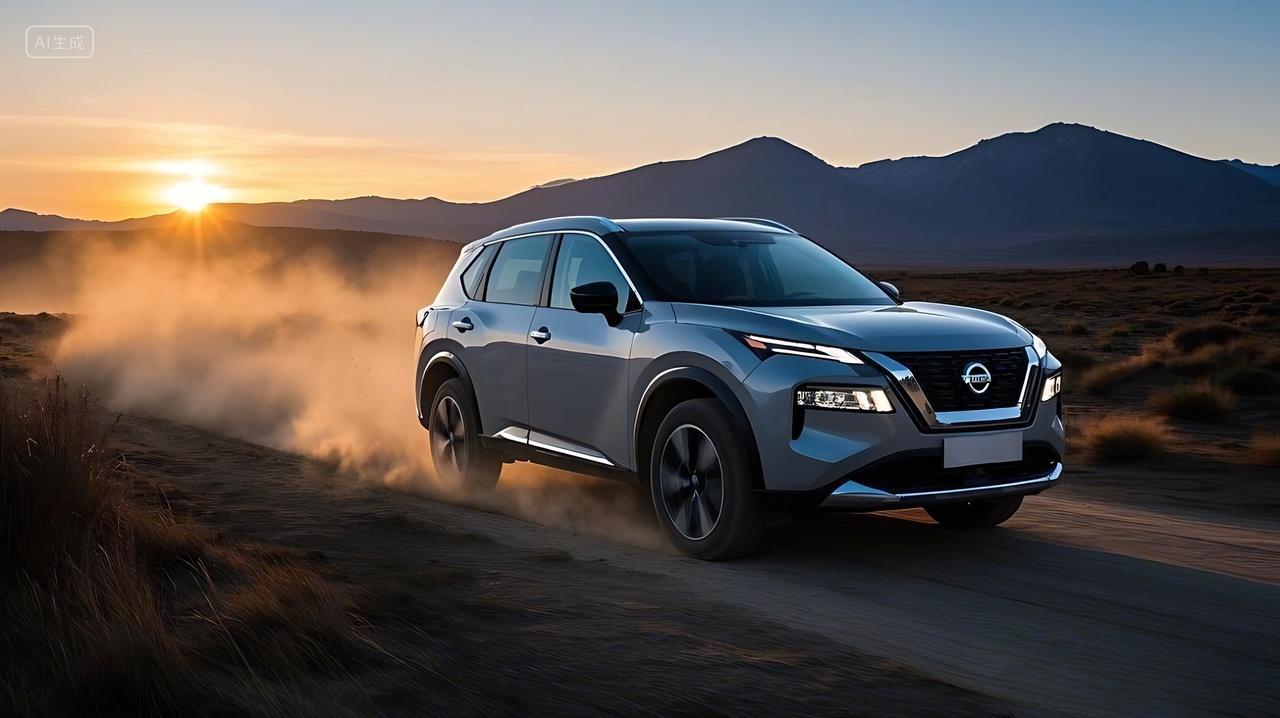 品牌通用概念车的三维渲染交通工具