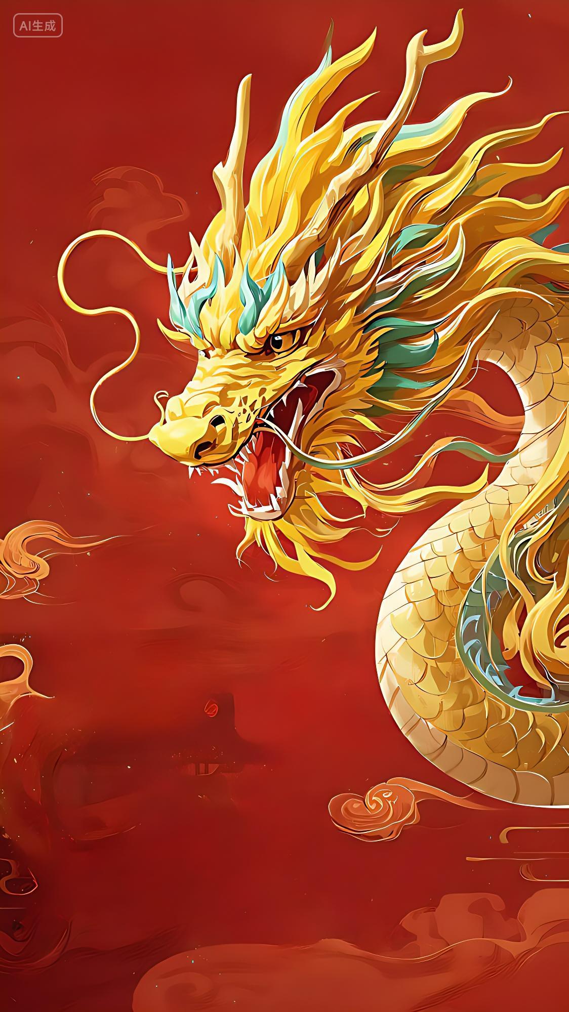 二月二龙抬头节日背景图片